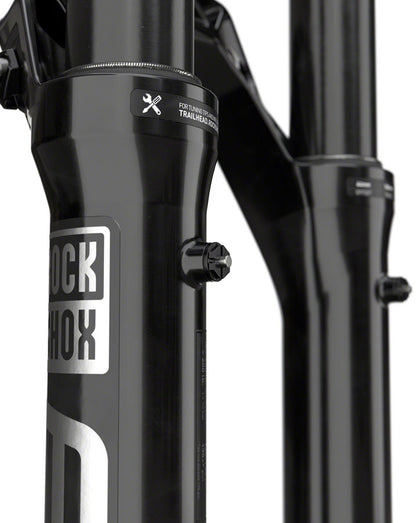 RockShox ZEB Ultimate Charger 3 RC2 Suspension Fork - 27.5" 180 mm 15 x 110 mm 44 mm Offset Gloss BLK A2