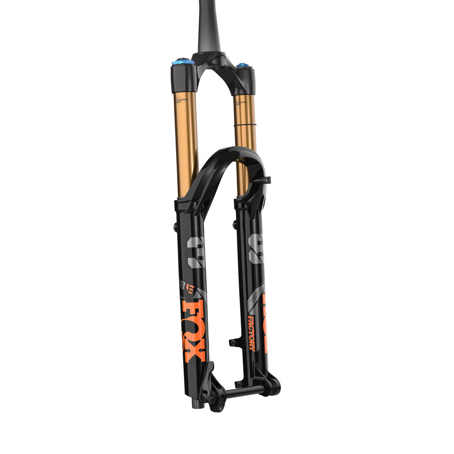 FOX 38 E-Optimized Factory Suspension Fork - 27.5" 170 mm 15QR x 110 mm 44 mm Offset Shiny BLK Grip 2