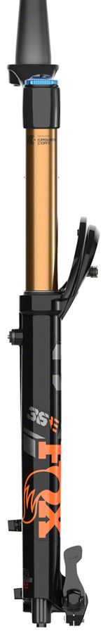 FOX 36 E-Optimized Factory Suspension Fork - 27.5" 160 mm 15QR x 110 mm 44 mm Offset Shiny BLK Grip 2