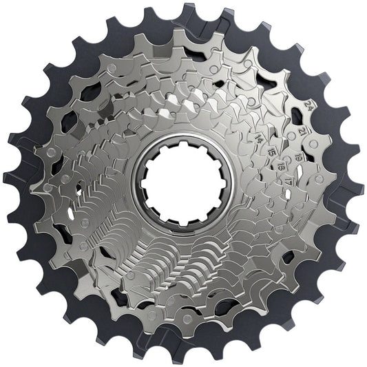 SRAM Force AXS XG-1270 Cassette - 12-Speed 10-28t Silver For XDR Driver Body D1-Goodwynn's