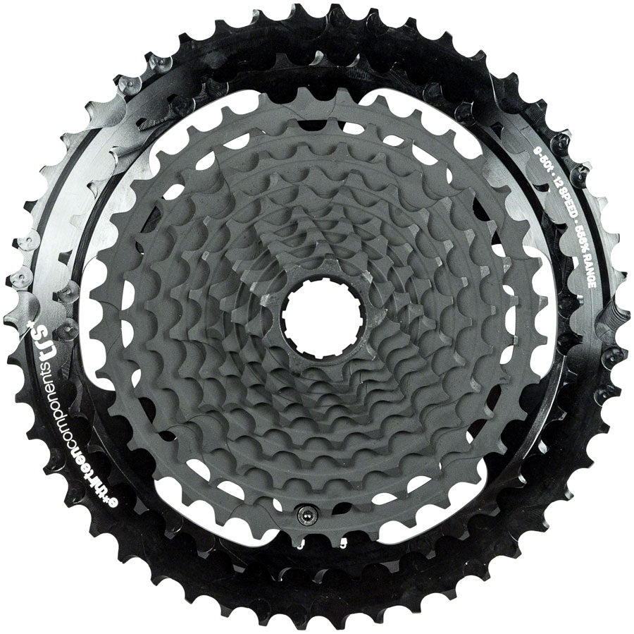 e*thirteen TRS Plus Cassette - 12 Speed 9-46t Black For XD Driver Body-Goodwynn&#39;sGoodwynn&#39;s