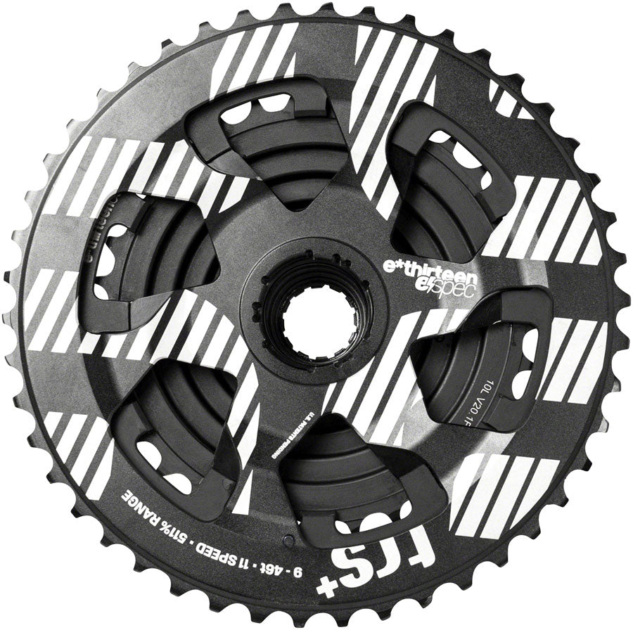 e*thirteen TRS Plus Cassette - 11 Speed 9-46t Black For XD Driver Body