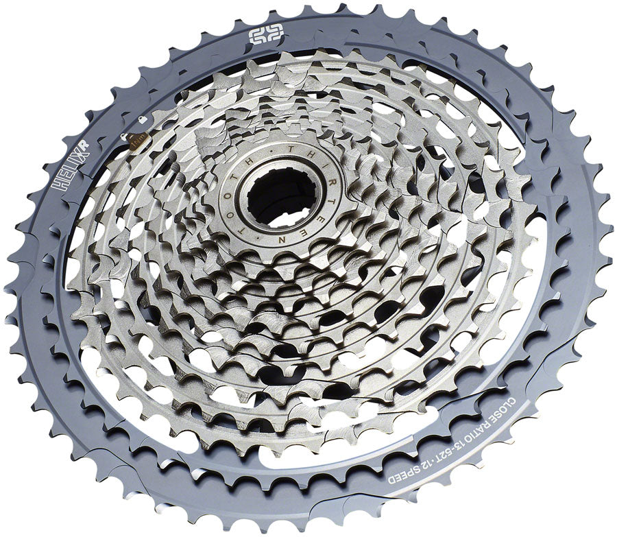 e*thirteen Helix Race Cassette - 12-Speed 13-52t Gray-Goodwynn&#39;sGoodwynn&#39;s