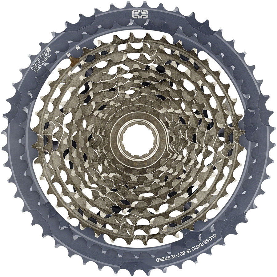 e*thirteen Helix Race Cassette - 12-Speed 13-52t Gray