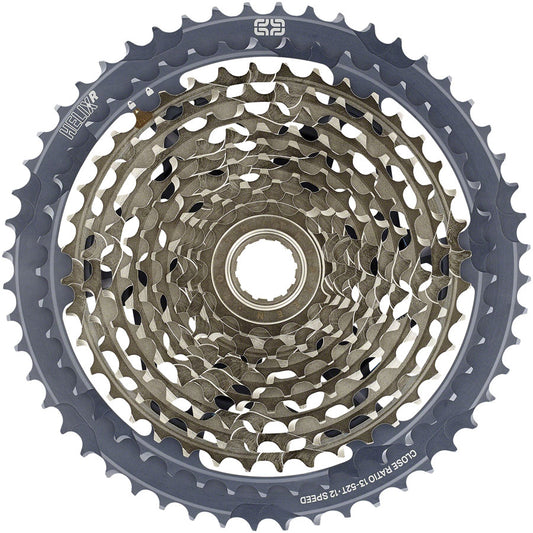 e*thirteen Helix Race Cassette - 12-Speed 13-52t Gray-Goodwynn's