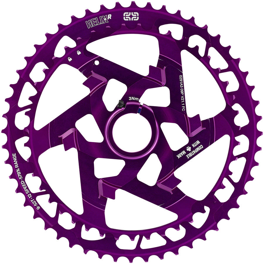 e*thirteen Helix Race Cassette - 12-Speed 9-52t Eggplant