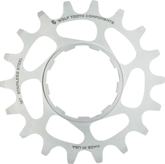 Wolf Tooth Single Speed Stainless Steel Cog - 16t Compatible 3/32" Chains-Goodwynn's