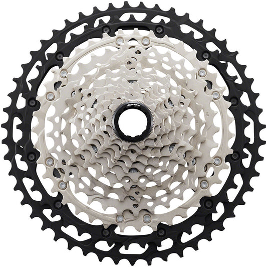 Shimano XT CS-M8100 Cassette - 12-Speed 10-45t Silver/Black Micro Spline-Goodwynn's