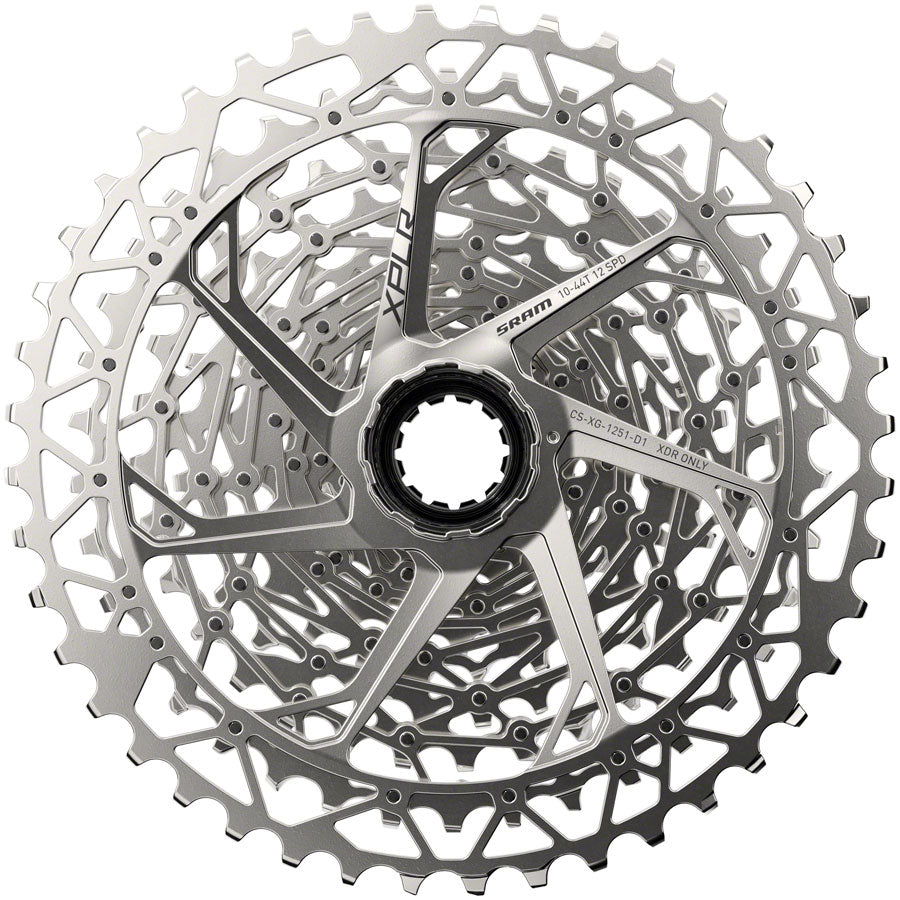 SRAM XPLR XG-1251 Cassette - 12-Speed 10-44t Silver For XDR Driver Body D1-Goodwynn&#39;sGoodwynn&#39;s