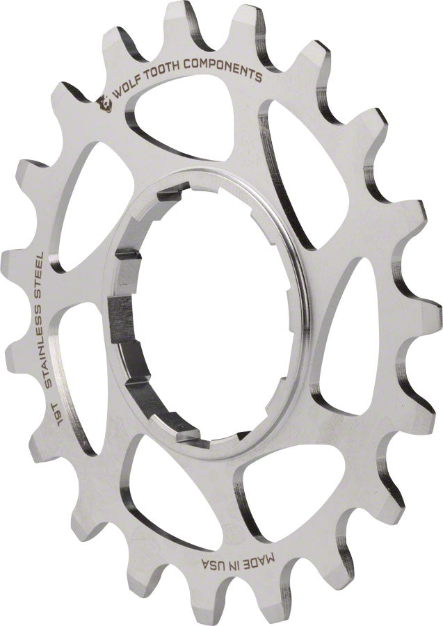 Wolf Tooth Single Speed Stainless Steel Cog - 19t Compatible 3/32" Chains-Goodwynn&#39;sGoodwynn&#39;s