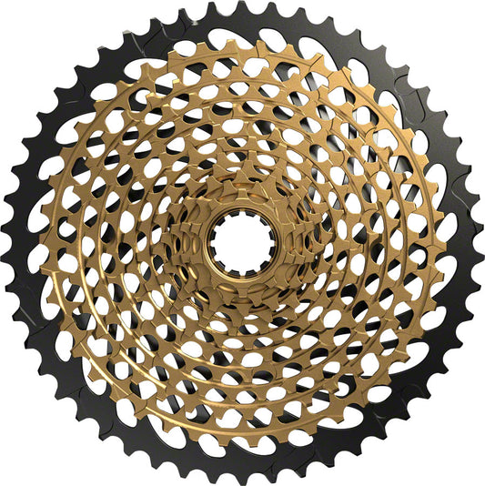 SRAM XX1 Eagle XG-1299 Cassette - 12 Speed 10-50t Gold/BLK For XD Driver Body-Goodwynn's