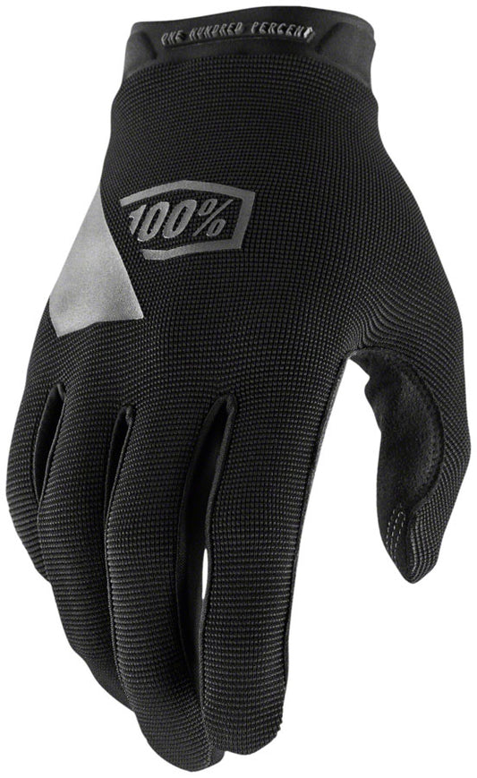 100% Ridecamp Gloves - Black Full Finger Womens Medium-Goodwynn's