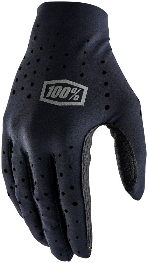 100% Sling Gloves - Black Full Finger Large