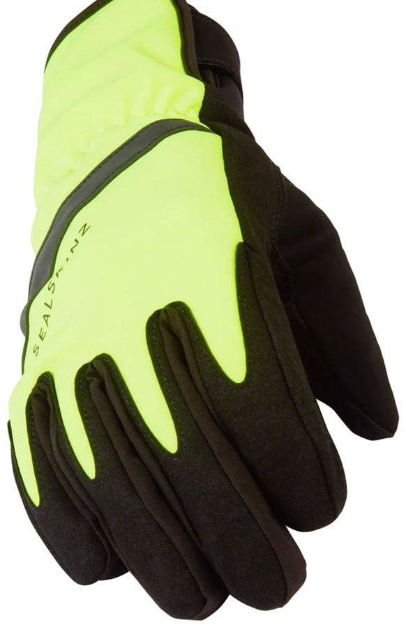 SealSkinz Bodham Waterproof Gloves - Yellow/Black Full Finger Medium-Goodwynn&#39;sGoodwynn&#39;s