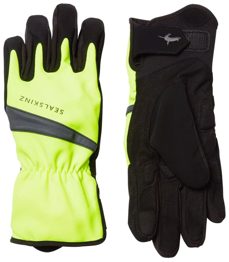 SealSkinz Bodham Waterproof Gloves - Yellow/Black Full Finger Large-Goodwynn&#39;sGoodwynn&#39;s