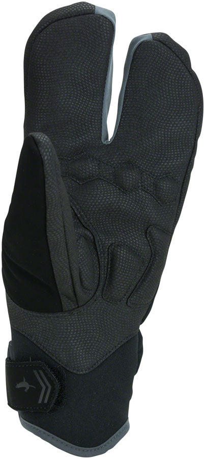 SealSkinz Extreme Cold Weather Cycle Split Finger Gloves - BLK/Gray Full Finger Small-Goodwynn&#39;sGoodwynn&#39;s