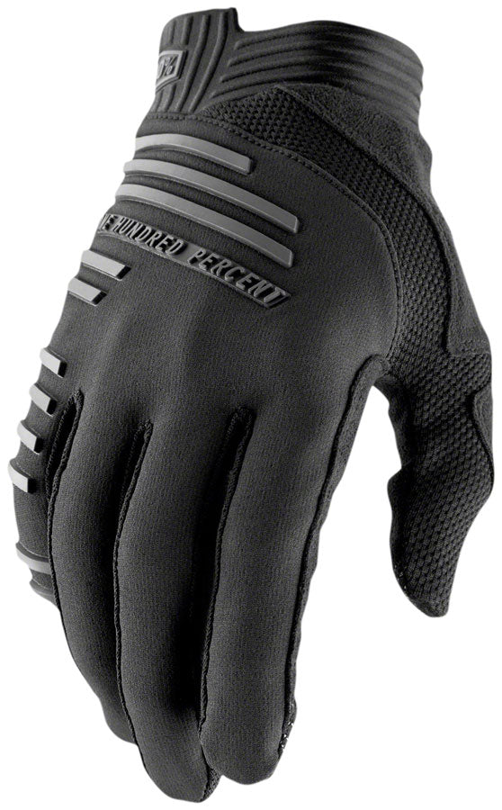 100% R-Core Gloves - Black Full Finger Mens Medium-Goodwynn&#39;sGoodwynn&#39;s