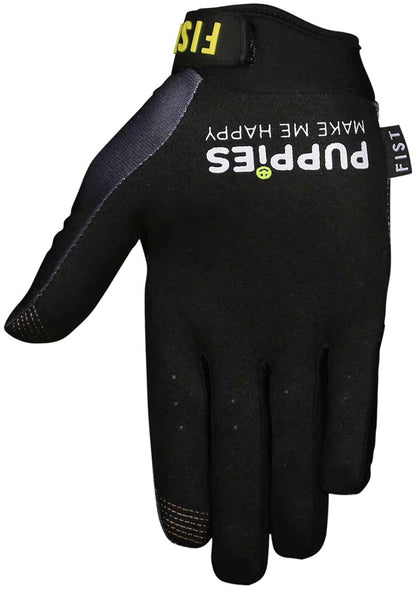 Fist Handwear Puppies Make Me Happy Glove - Multi-Color Full Finger Large