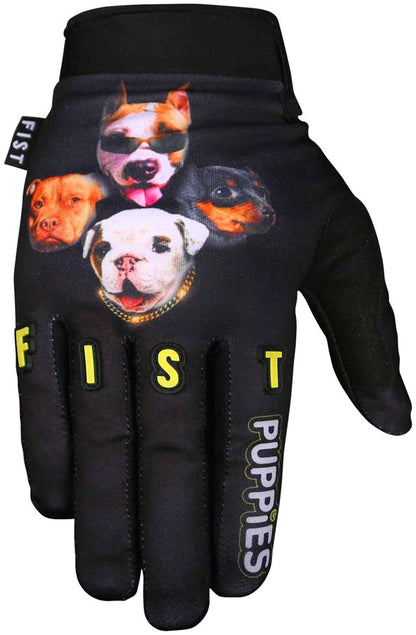 Fist Handwear Puppies Make Me Happy Glove - Multi-Color Full Finger X-Large