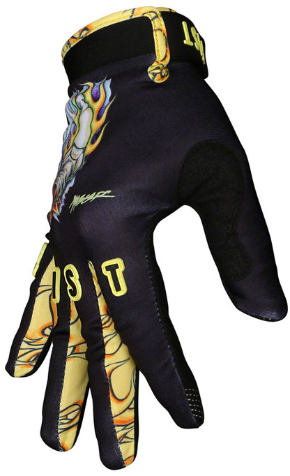 Fist Handwear Mike Metzger Flaming Plug Glove - Multi-Color Full Finger X-Small