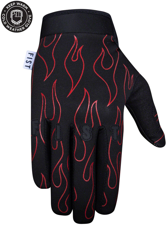 Fist Handwear Frosty Fingers Gloves - Multi-Color Full Finger Red Flame 2X-Small-Goodwynn&#39;sGoodwynn&#39;s