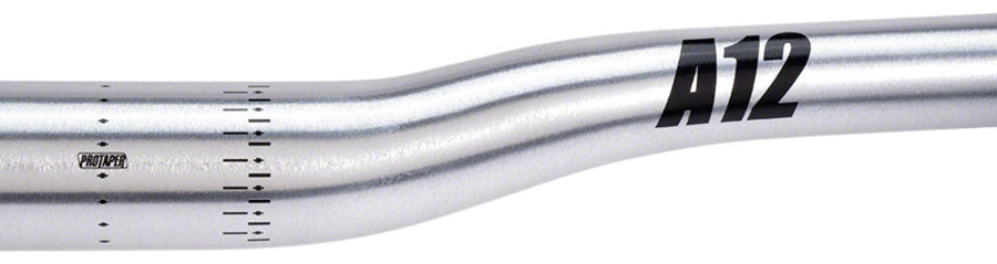 ProTaper A12 Handlebar - 810mm 12mm Rise 31.8mm Aluminum Polished Silver-Goodwynn&#39;sGoodwynn&#39;s