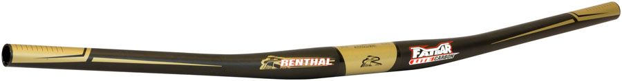 Renthal FatBar Lite Carbon Zero Handlebar - Carbon 31.8mm 0mm 780mm Black-Goodwynn&#39;sGoodwynn&#39;s