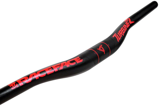 RaceFace Turbine R Riser Handlebar: 35 x 800mm 20mm Rise Red-Goodwynn's