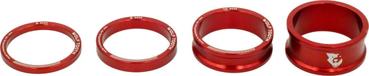 Wolf Tooth Headset Spacer Kit 3 510 15mm Red-Goodwynn's