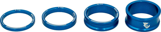 Wolf Tooth Headset Spacer Kit 3 5 10 15mm Blue-Goodwynn's