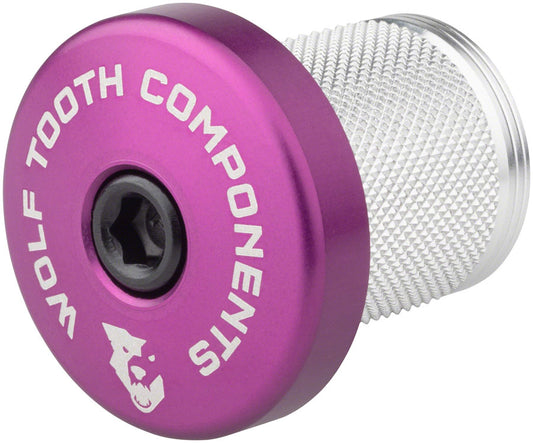 Wolf Tooth Compression Plug with Integrated Spacer Stem Cap Purple-Goodwynn's