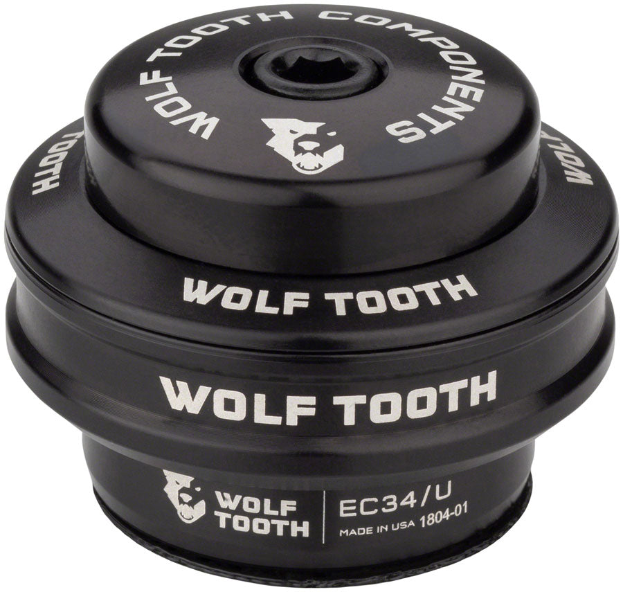 Wolf Tooth Premium Headset - EC34/28.6 Upper 16mm Stack Black-Goodwynn&#39;sGoodwynn&#39;s