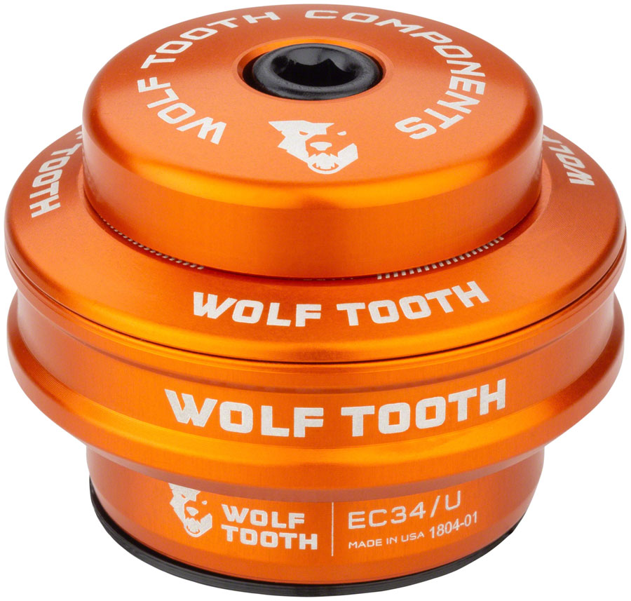 Wolf Tooth Premium Headset - EC34/28.6 Upper 16mm Stack Orange-Goodwynn&#39;sGoodwynn&#39;s