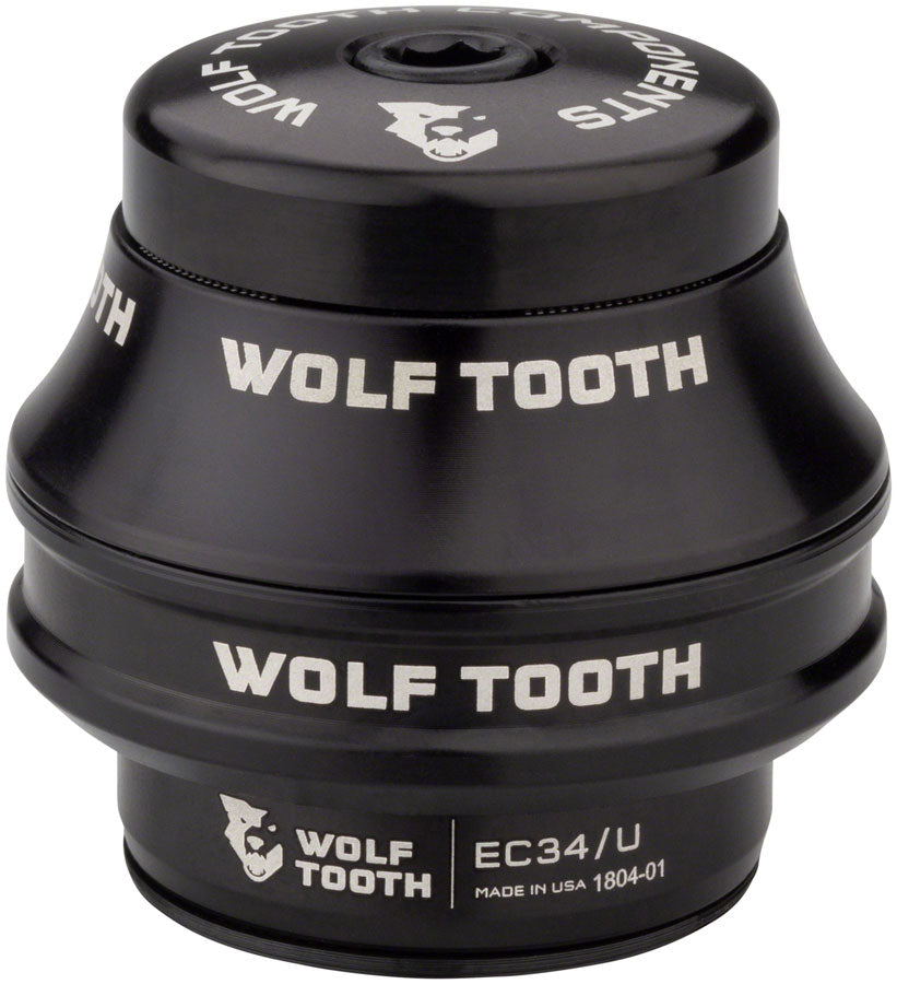 Wolf Tooth Premium Headset - EC34/28.6 Upper 25mm Stack Black-Goodwynn&#39;sGoodwynn&#39;s