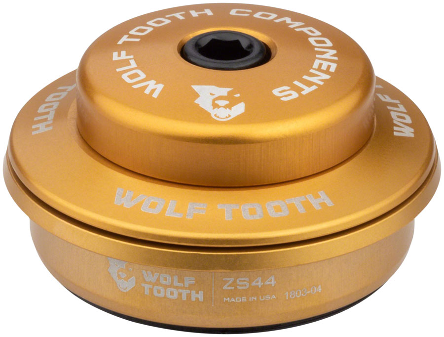 Wolf Tooth Premium Headset -ZS44/28.6 Upper 6mm  Gold-Goodwynn&#39;sGoodwynn&#39;s