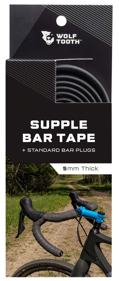 Wolf Tooth Components Supple Bar Tape - Black-Goodwynn&#39;sGoodwynn&#39;s