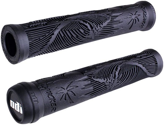 ODI Hucker Grips - Black Flangeless-Goodwynn's