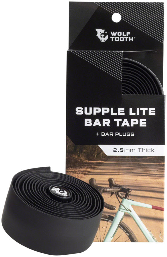 Wolf Tooth Supple Lite Bar Tape - Black-Goodwynn&#39;sGoodwynn&#39;s