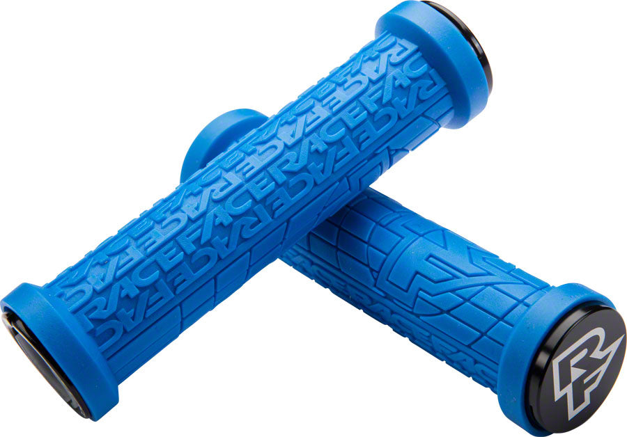 RaceFace Grippler Grips - Blue Lock-On 30mm-Goodwynn&#39;sGoodwynn&#39;s