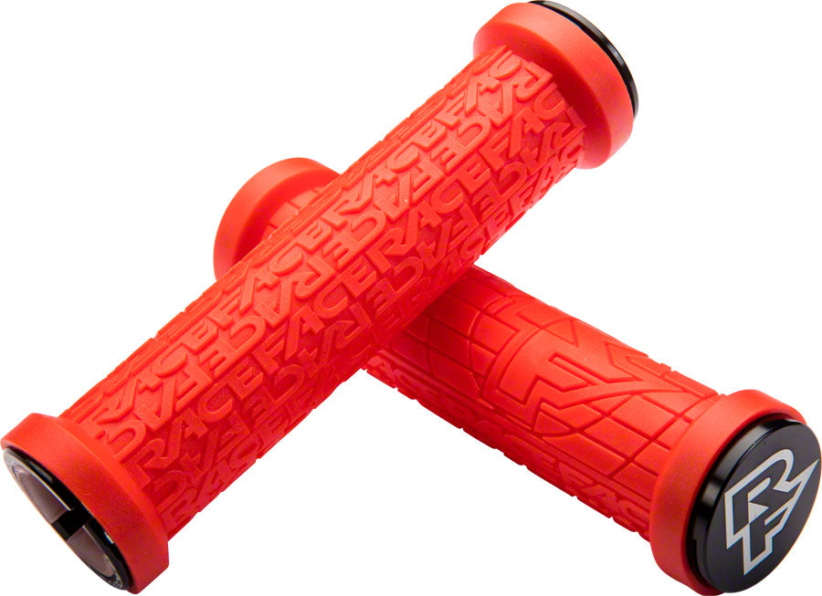 RaceFace Grippler Grips - Red Lock-On 30mm-Goodwynn&#39;sGoodwynn&#39;s