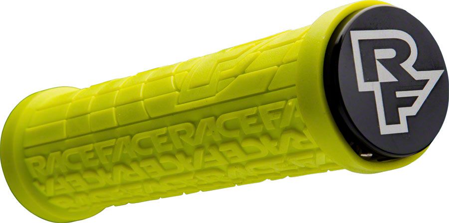 RaceFace Grippler Grips - Yellow Lock-On 30mm