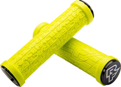 RaceFace Grippler Grips - Yellow Lock-On 30mm