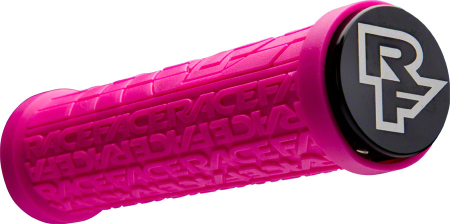 RaceFace Grippler Grips - Magenta Lock-On 30mm