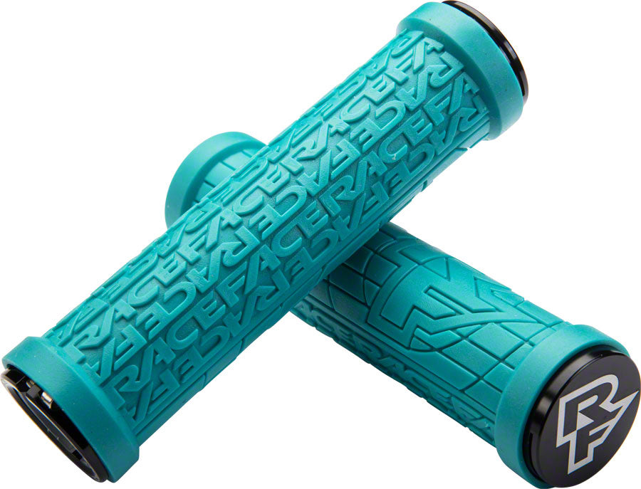 RaceFace Grippler Grips - Turquoise Lock-On 30mm-Goodwynn&#39;sGoodwynn&#39;s