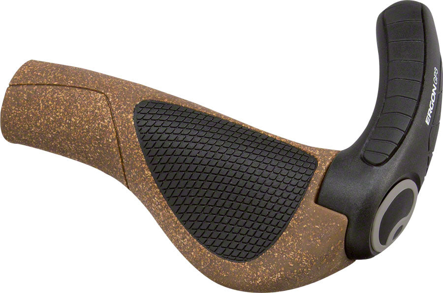 Ergon GP3 BioKork Grips - Lock-On Large Black/Tan-Goodwynn&#39;sGoodwynn&#39;s