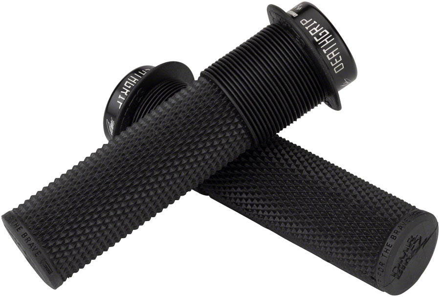 DMR DeathGrip Race Edition Grips - Thick Flanged Lock-On Black