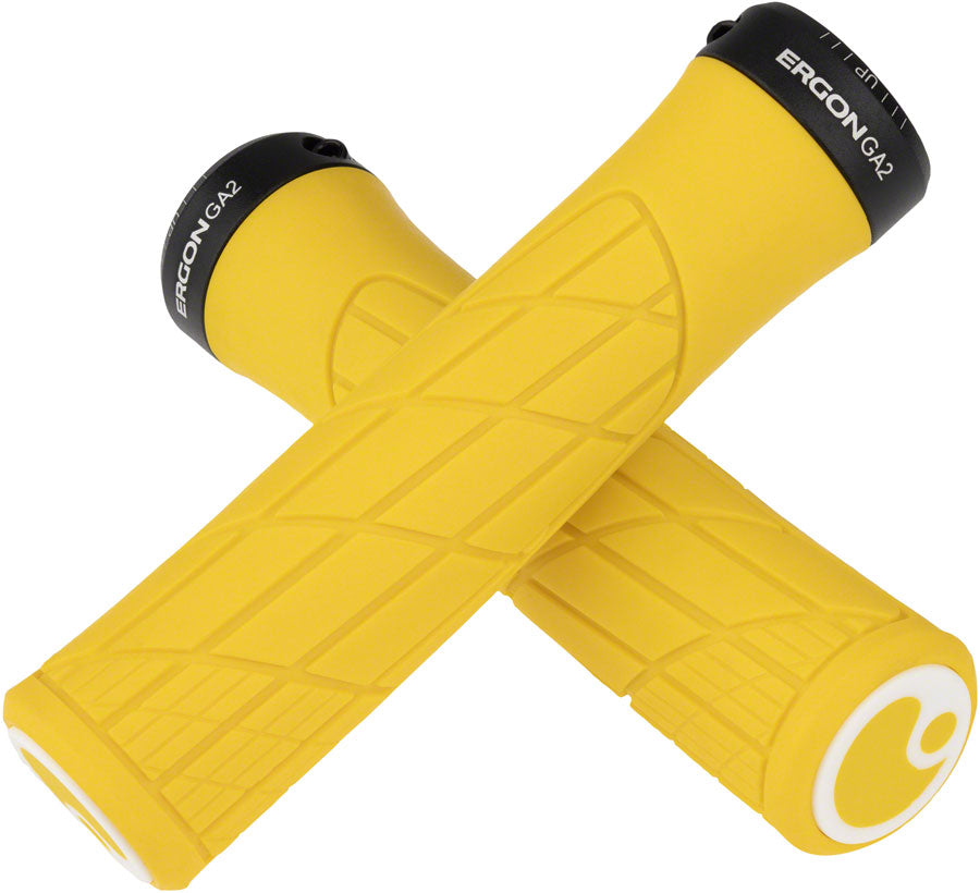 Ergon GA2 Grips - Yellow Mellow Lock-On-Goodwynn&#39;sGoodwynn&#39;s