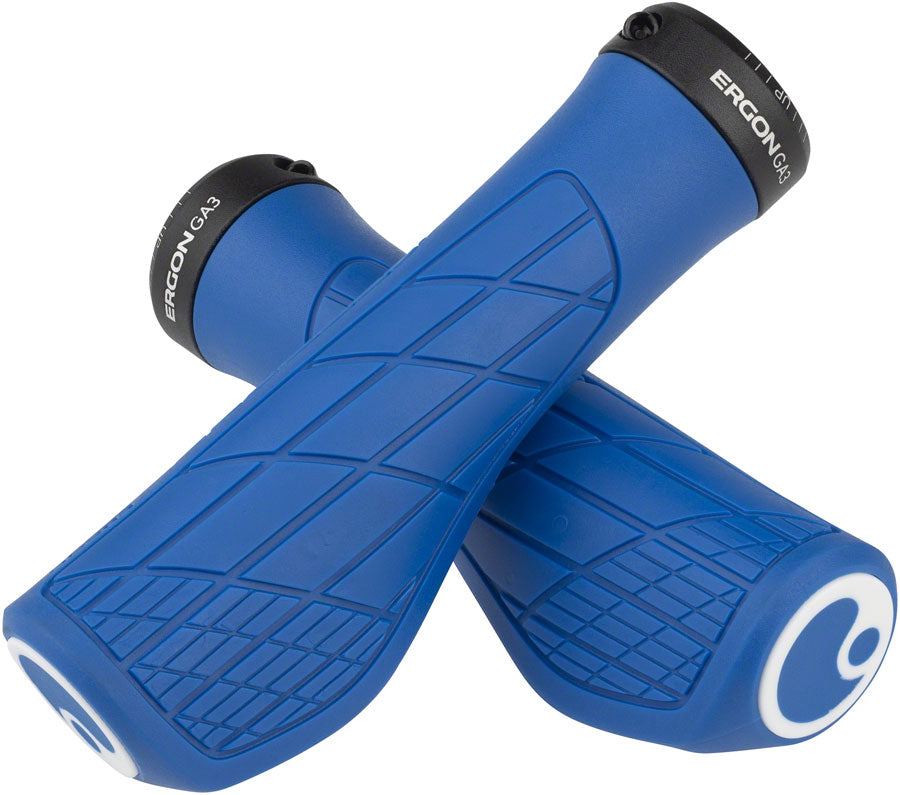 Ergon GA3 Grips - Midsummer Blue Lock-On Small-Goodwynn&#39;sGoodwynn&#39;s