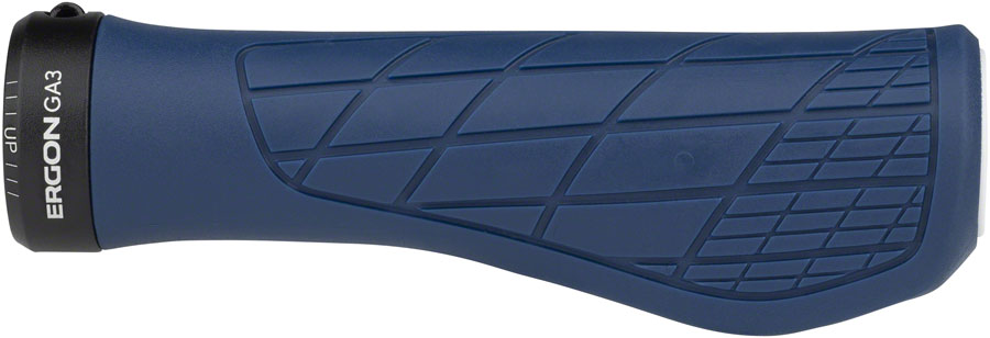 Ergon GA3 Grips - Nightride Blue Lock-On Small