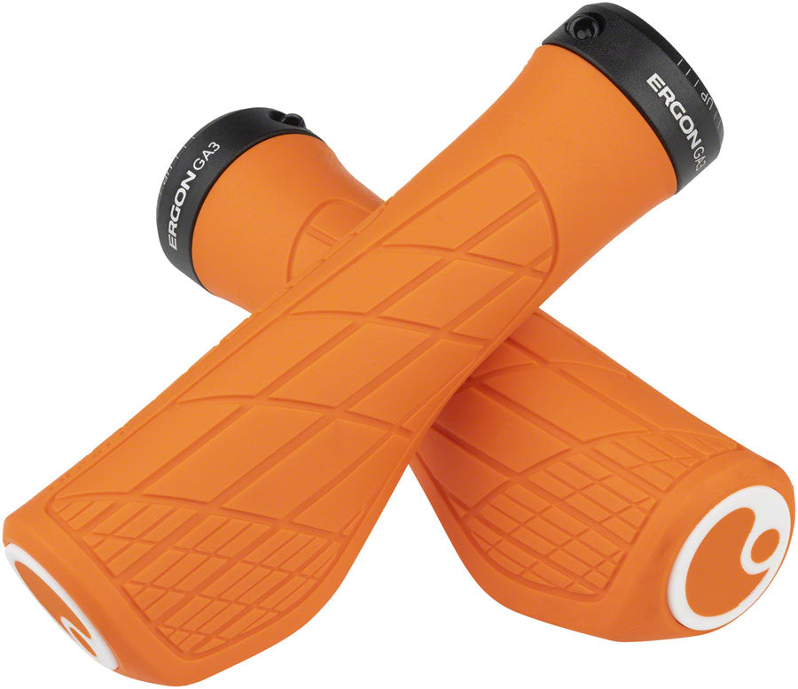 Ergon GA3 Grips - Juicy Orange Lock-On Small-Goodwynn&#39;sGoodwynn&#39;s